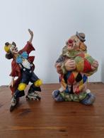 Twee clowns 25/30 cm, Ophalen, Zo goed als nieuw, Mens