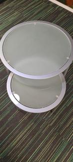 bijzettafels glas, Minder dan 55 cm, ., Rond, .