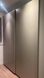 Ikea Hasvik schuifdeur set van 2, grijsbeige, 200x236, Ophalen, Zo goed als nieuw, 100 tot 150 cm, 200 cm of meer
