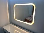 Spiegel met geïntegreerde LED verlichting Storjorm, Minder dan 100 cm, Rechthoekig, Zo goed als nieuw, 50 tot 75 cm