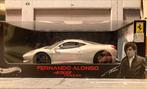 Ferrari 458 Italia Alonso white - Hotwheels Elite 1:18 + OVP, Hobby en Vrije tijd, Modelauto's | 1:18, Ophalen of Verzenden, Zo goed als nieuw