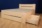 2-persoonsbed Harm E+B met 2 of 4 laden, Wit, Ophalen of Verzenden, Hout, Nieuw