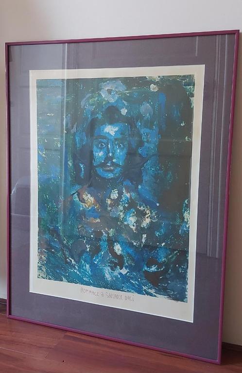 Bijna gratis: reproductie van een Dalí litho, Huis en Inrichting, Woonaccessoires | Schilderijen, Tekeningen en Foto's, Nieuw