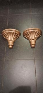 Wandornamenten Gebronst Gips - Klassieke Stijl, Ophalen of Verzenden, Gebruikt