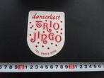 sticker schinnen dansorkest TRIO JINGO, Verzamelen, Ophalen, Zo goed als nieuw, Bedrijf of Vereniging