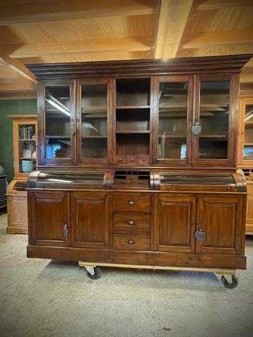 Teak buffetkast Apothekerskast Vitrinekast. beschikbaar voor biedingen