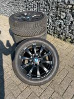 Winterset BMW 17 inch lichtmetaal zwart, Ophalen, Gebruikt, Banden en Velgen, 17 inch