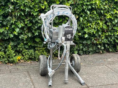 Tritech t5 airless - wagner latex spuit - graco latex spuit, Doe-het-zelf en Verbouw, Schildersmaterialen, Zo goed als nieuw, Verfspuit of Verfpomp