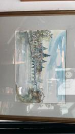 Maastricht. Aquarel 3 stuks, Antiek en Kunst, Ophalen of Verzenden