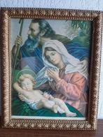 Schilderij Maria, Josef en kind, Ophalen of Verzenden