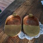 2 Koperen Centenbakjes 14 bij 8 cm groot, Antiek en Kunst, Ophalen of Verzenden