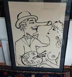 Aat veldhoen grote litho, Ophalen