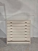 Vintage ladekastje design wit, Ophalen, Onbekend, 50 tot 100 cm, 3 of 4 laden