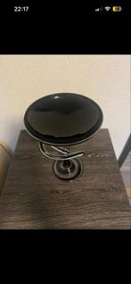 Zwarte decoratieve schaal op voet, Ophalen of Verzenden, Zo goed als nieuw