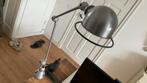 Retro Jielde Loft tafellamp D4040 met klem, geborsteld staal, Huis en Inrichting, Lampen | Tafellampen, Ophalen, Zo goed als nieuw