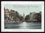 Amsterdam Groenburgwal - Reclame kaart van Houten's Cacao, Verzenden, 1920 tot 1940, Ongelopen, Noord-Holland