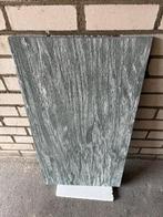 Blaadje marmer groen/geaderd 85x46x2cm  bijzettafeltje., Ophalen, Bijzettafeltje van marmer., Nieuw, 75 cm of meer