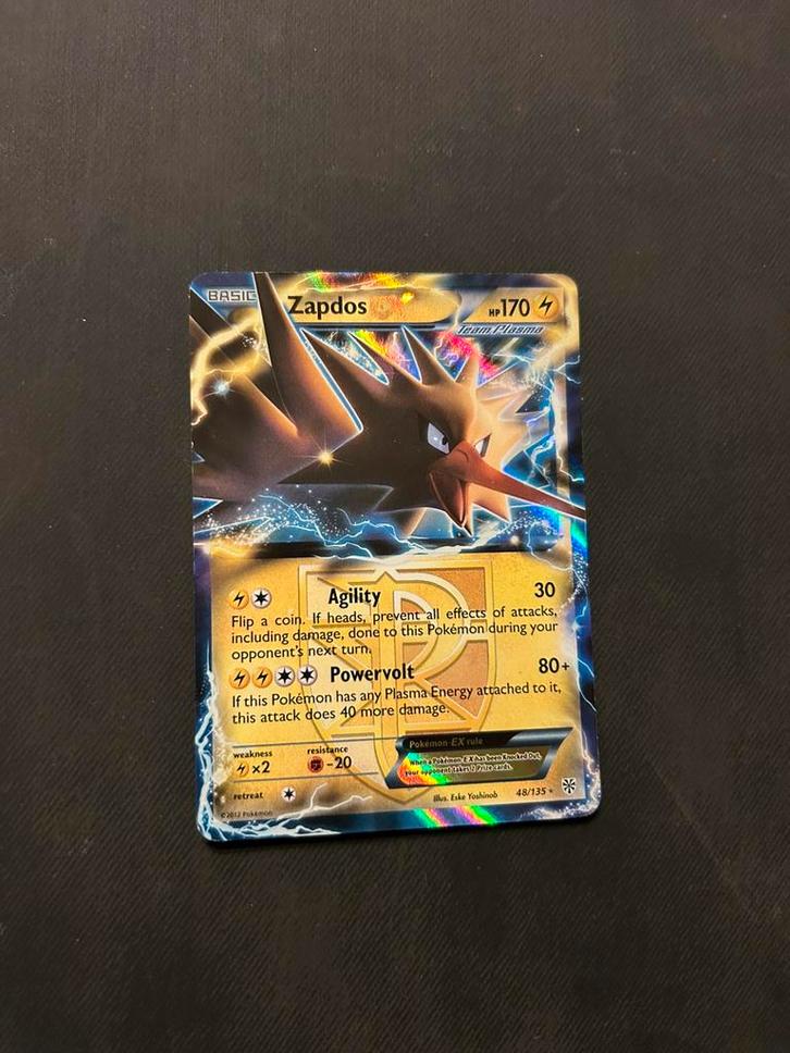 Pokemon - Zapdos EX, Hobby en Vrije tijd, Verzamelkaartspellen | Pokémon, Nieuw, Losse kaart, Foil, Ophalen of Verzenden