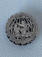 18e eeuws zilveren muskusdoosje - mog. Johannes de Doper, Antiek en Kunst, Antiek | Goud en Zilver, Ophalen of Verzenden, Zilver