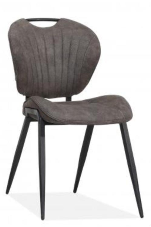 Eetkamerstoel Jim, 3 kleuren Microstof., Huis en Inrichting, Stoelen, Nieuw, Vijf, Zes of meer stoelen, Metaal, Stof, Overige kleuren