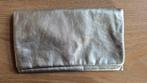 Clutch handtasje champagne zilver goud 23x14 cm, Ophalen of Verzenden, Zo goed als nieuw, Avondtasje
