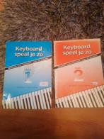 Leerboek keyboard spelen deel 1 en 2, Gebruikt, Les of Cursus, Ophalen of Verzenden, Keyboard