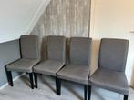 Eetkamerstoelen - gebruikt!, Huis en Inrichting, Stoelen, Ophalen, Gebruikt, Grijs