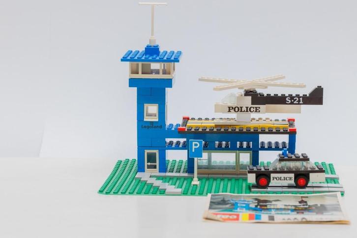 LEGO 354 -1 2e LEGOLAND: Police Police Heliport, Kinderen en Baby's, Speelgoed | Duplo en Lego, Gebruikt, Lego, Complete set, Ophalen of Verzenden