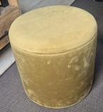 Poef met opbergruimte velvet, Minder dan 50 cm, Rond, Minder dan 50 cm, Ophalen of Verzenden