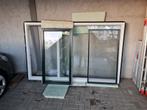 Kunstof kozijn met draai kiepraam en hor., Ophalen, Kunststof, Gebruikt, Inclusief glas