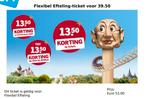 5x flexibele efteling kaartjes, Drie personen of meer, Ticket of Toegangskaart