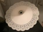 Witte lamp met motief rand, Ophalen, Nieuw, Minder dan 50 cm