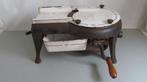Decoratieve antieke zware gietijzer vleeswaren snijmachine, Antiek en Kunst, Ophalen