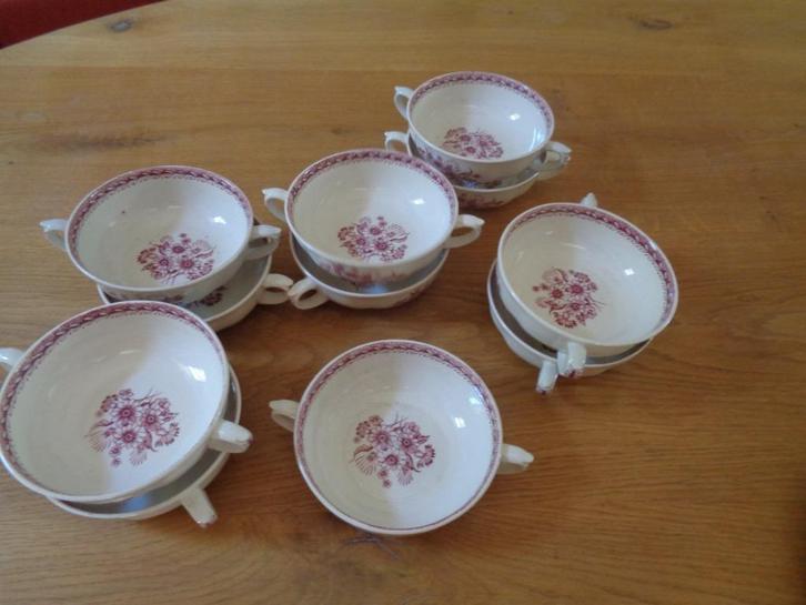 Vintage: ARABIA soepkommen: 11 stuks, Huis en Inrichting, Keuken | Servies, Zo goed als nieuw, Kom(men), Overige stijlen, Porselein