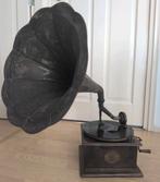 Hoorn grammofoon jugendstil art nouveau 1915 speelt goed, Antiek en Kunst, Antiek | Tv's en Audio, Ophalen of Verzenden