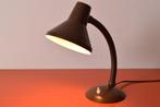 Retro vintage stalen jaren 70 lamp / tafellamp met buigarm, Antiek en Kunst, Antiek | Lampen, Ophalen of Verzenden