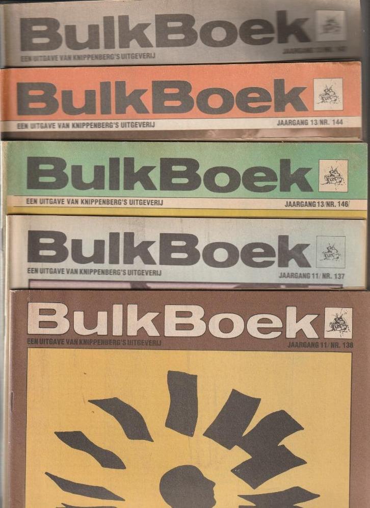 22 nummers van Bulkboek en de literatuurkrant (1982-1985), Boeken, Tijdschriften en Kranten, Zo goed als nieuw, Ophalen of Verzenden