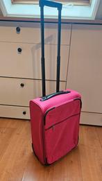 Koffer, Trolley Roze, Ophalen, Wieltjes, Gebruikt, 50 tot 60 cm