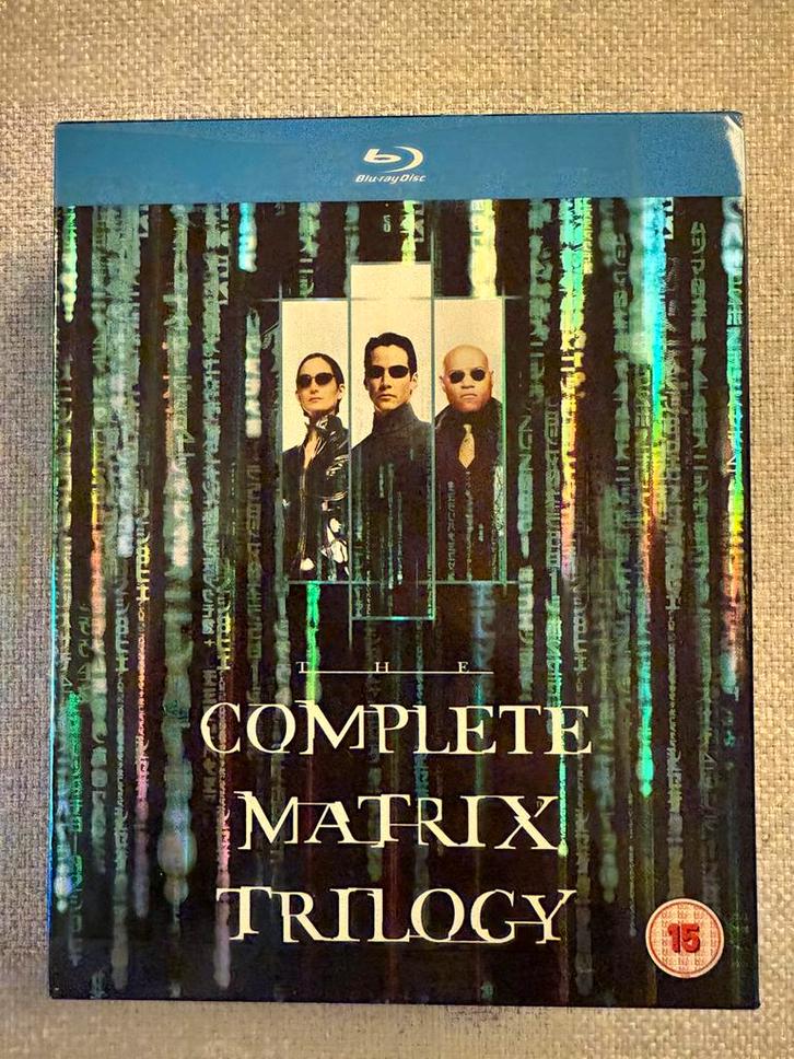 Blu Ray The Matrix Trilogy (Matrix, Reloaded, Revolutions), Cd's en Dvd's, Blu-ray, Zo goed als nieuw, Science Fiction en Fantasy