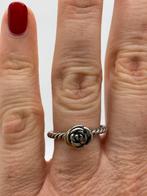 Z921 Pandora zilveren ring roos in bloei 14K goud maat 17,75, Ophalen of Verzenden, X, Dame, Goud