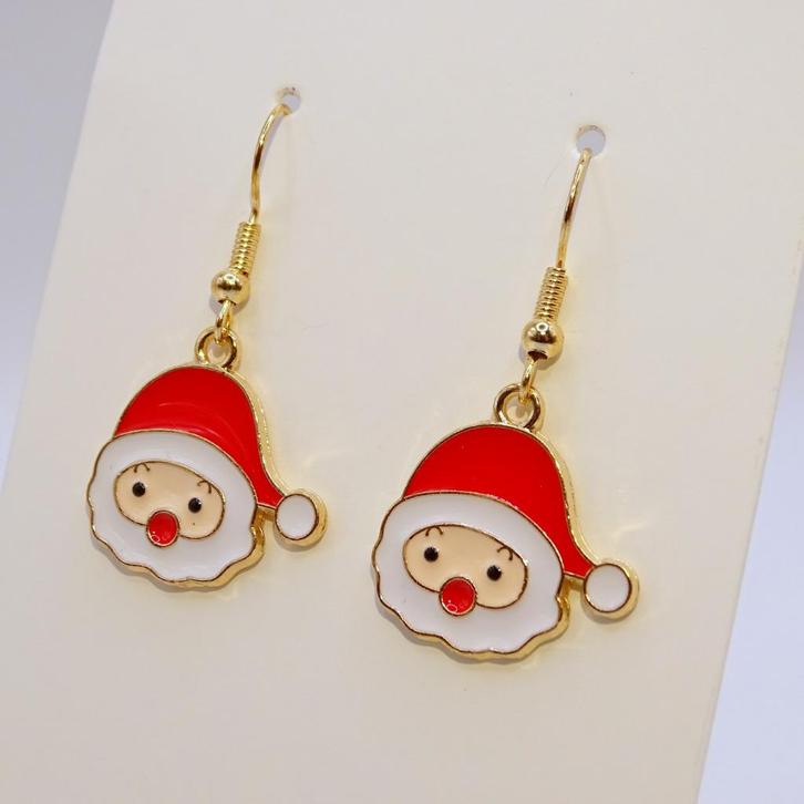 Kerstman oorbellen, Diversen, Kerst, Nieuw, Verzenden