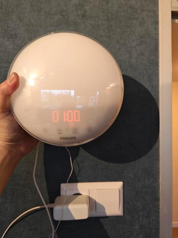 Philips Wake-Up Light HF3520 – lichtwekker met zonsopgang &, Witgoed en Apparatuur, Wekkers, Zo goed als nieuw, Ophalen of Verzenden