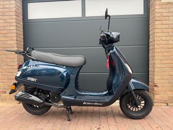 Prachtige Killerbee Vespa look 25km Snorscooter Bj 2021 beschikbaar voor biedingen