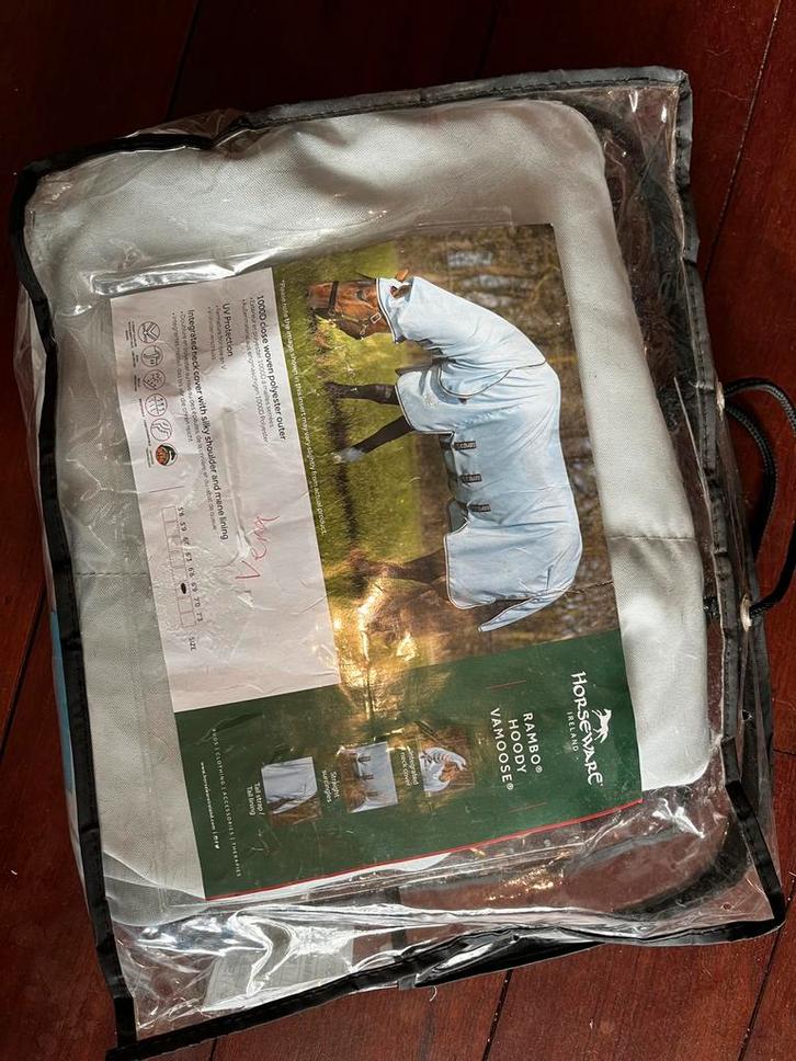 Rambo hoody sweet itch +vamoose 6.9 206, Dieren en Toebehoren, Paarden en Pony's | Dekens en Dekjes, Gebruikt, Ophalen of Verzenden