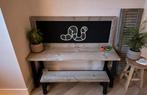 Nieuwe speeltafel met krijtbord en bankje. 120x50x40, Ophalen, Nieuw
