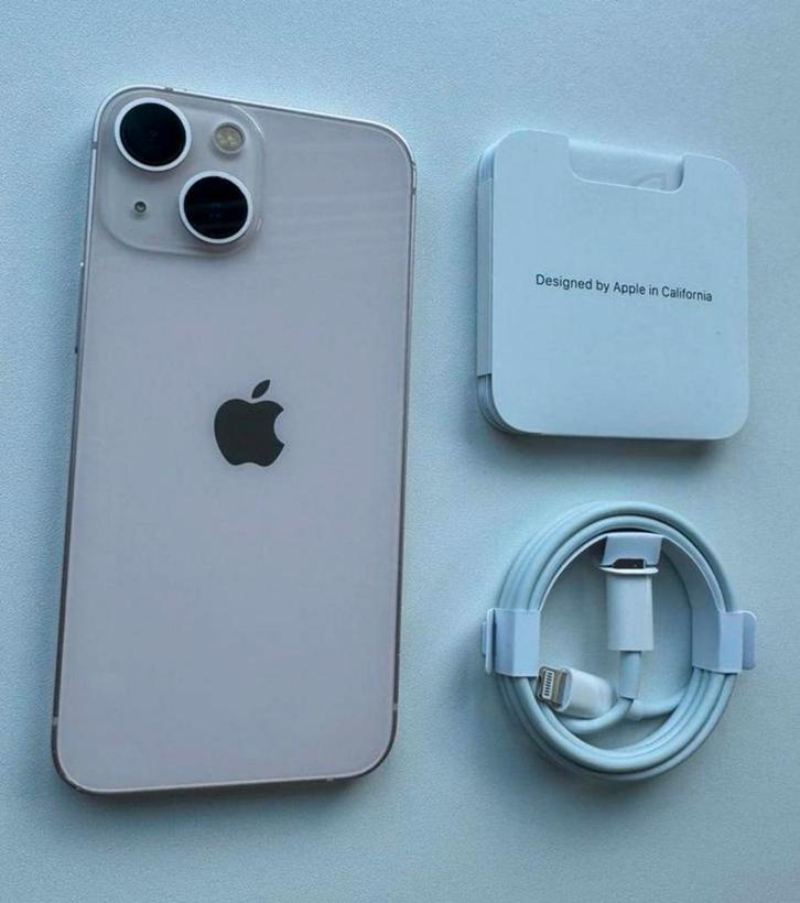 iPhone 13 Mini 128GB Roze | Zeer net | Batt 100% | Garantie, Telecommunicatie, Mobiele telefoons | Apple iPhone, Gebruikt, 128 GB