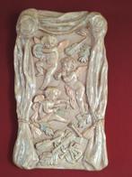 Engeltjes wandbord massief gips engel wandbord, Huis en Inrichting, Ophalen of Verzenden, Zo goed als nieuw
