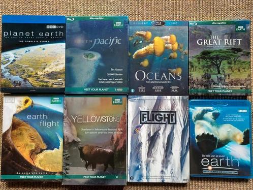Planet earth dvd en blue ray 8 sets NIEUWSTAAT, Cd's en Dvd's, Dvd's | Documentaire en Educatief, Zo goed als nieuw, Natuur, Boxset