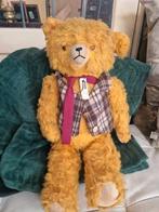 antieke oude beer teddybeer 60 cm.jaren 40/50 duits stro, Ophalen of Verzenden, Zo goed als nieuw, Overige merken