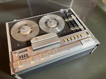 Bandrecorder Philips N4418, met handleiding en servicemanual beschikbaar voor biedingen
